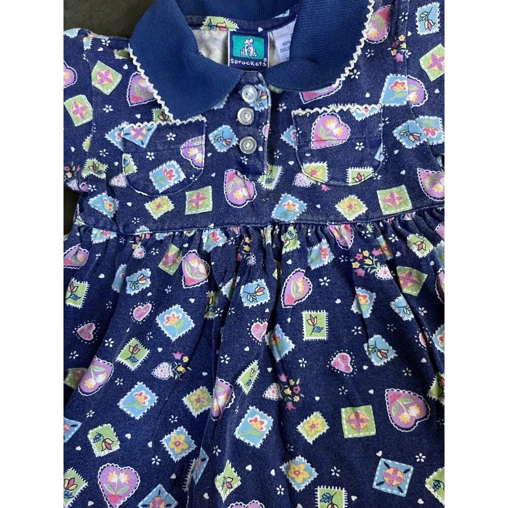 Vintage Sprocket Collared Dress